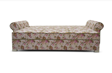 Прямой диван Ameli (Arcadia rose+shaggy green+glance bone) в Новом Уренгое - предосмотр 4