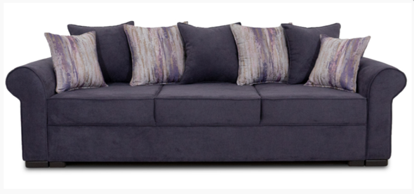 Прямой диван Ameli (Atlanta plum + Tiffany vanila) в Салехарде - изображение