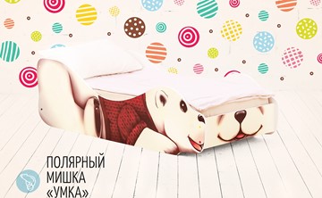 Кровать детская Полярный мишка-Умка в Ноябрьске