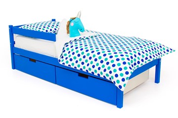 Детская кровать Skogen classic синяя в Новом Уренгое