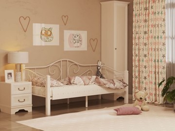 Кровать для детей Гарда 7, 90х200, белая в Губкинском - предосмотр