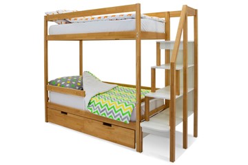 Детская 2-ярусная кровать Svogen дерево в Надыме