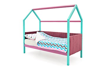 Детская кровать-домик «Svogen лаванда-мятный» мягкая в Лабытнанги