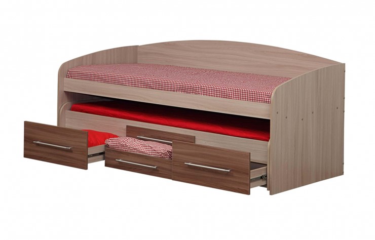 Детская двухъярусная кровать Адель - 5, Вудлайн кремовый в Надыме - изображение 3