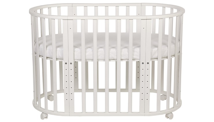 Кроватка детская POLINI Kids Simple 911 Белый в Надыме - изображение 4