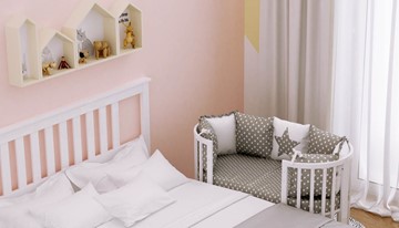 Кроватка детская POLINI Kids Simple 911 Белый в Лабытнанги - предосмотр 7