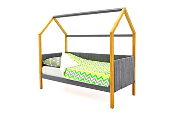 Кровать-домик в детскую «Svogen дерево-графит» мягкая в Новом Уренгое
