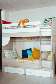 Двухэтажная детская кровать Остин М25 в Салехарде - предосмотр 3