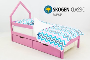 Кровать-домик детская мини Skogen лаванда в Губкинском