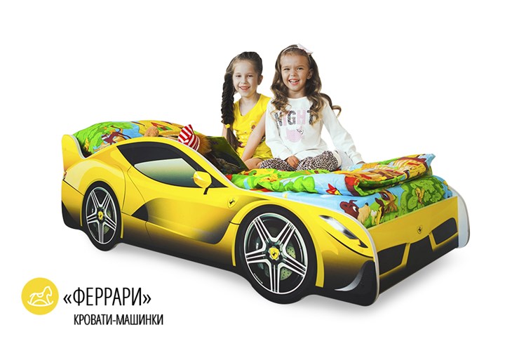 Детская кровать-машина Ferrari в Салехарде - изображение 1