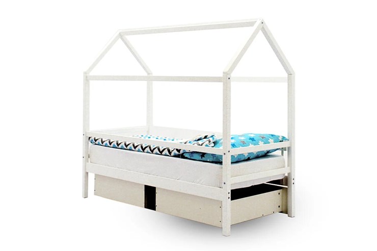 Детская кровать-домик Svogen белый в Салехарде - изображение 5