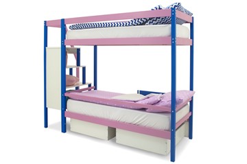 Двухэтажная детская кровать Svogen синий-лаванда в Лабытнанги - предосмотр 6