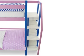 Двухэтажная детская кровать Svogen синий-лаванда в Салехарде - предосмотр 9