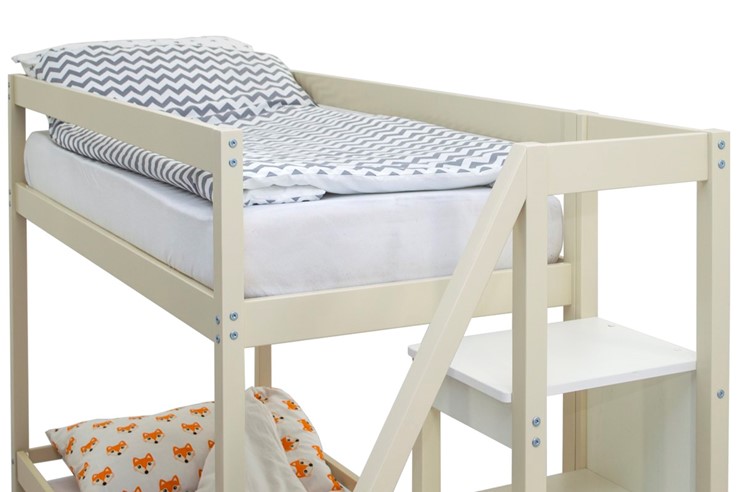 Двухэтажная детская кровать Svogen бежевый в Новом Уренгое - изображение 10