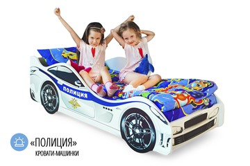 Кровать-машина Полиция в Муравленко - предосмотр 4