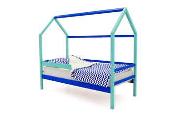 Кровать-домик детская Svogen синий-мятный в Салехарде - предосмотр 2