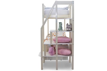 Двухэтажная детская кровать Svogen бежевый в Салехарде - предосмотр 7