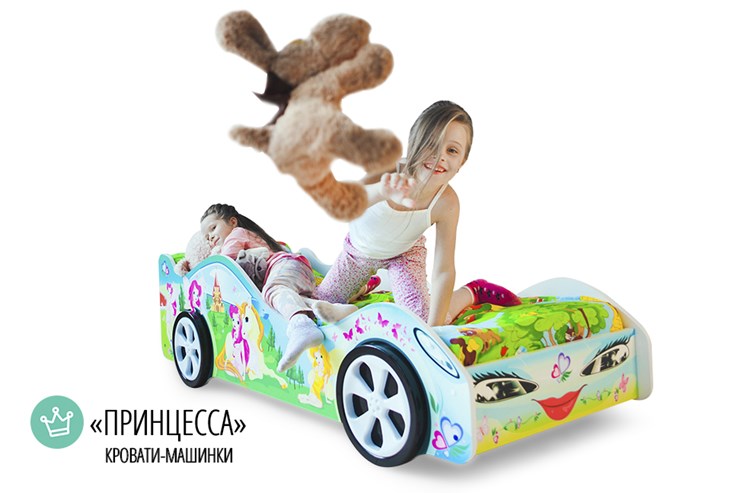 Детская кровать-машина Принцесса в Салехарде - изображение 3