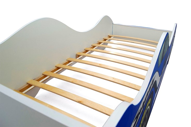 Кровать-машина в детскую Супра синяя в Салехарде - изображение 10
