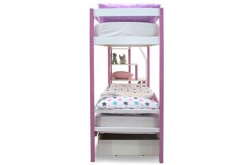 Детская двухэтажная кровать Svogen лаванда-белый в Салехарде - предосмотр 8