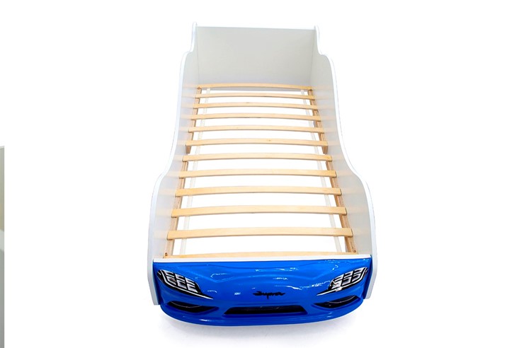 Кровать-машина в детскую Супра синяя в Салехарде - изображение 9