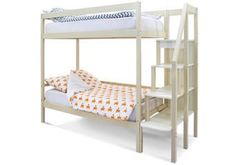 Двухэтажная детская кровать Svogen бежевый в Салехарде - предосмотр 2