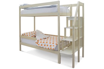 Двухэтажная детская кровать Svogen бежевый в Новом Уренгое - предосмотр 3