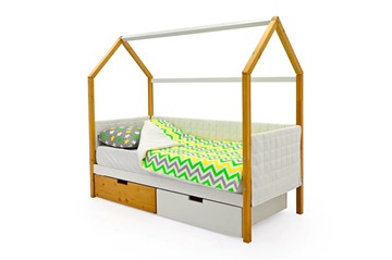Детская кровать-домик «Svogen белая-дерево» мягкая в Лабытнанги - предосмотр 2