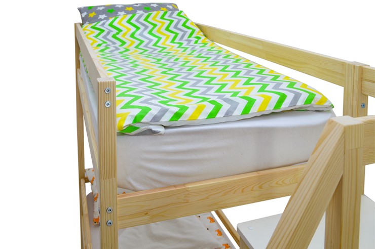 Детская двухъярусная кровать Svogen натура в Салехарде - изображение 9