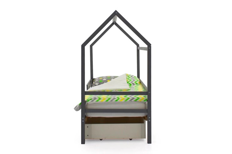 Кровать-домик в детскую Svogen графит в Салехарде - изображение 4