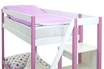 Детская двухэтажная кровать Svogen лаванда-белый в Надыме - предосмотр 10