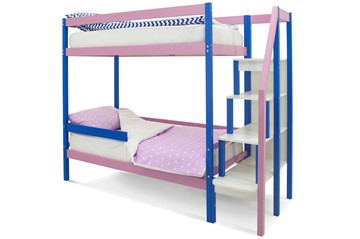 Двухэтажная детская кровать Svogen синий-лаванда в Лабытнанги - предосмотр 3