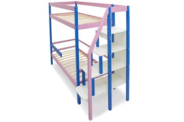 Двухэтажная детская кровать Svogen синий-лаванда в Салехарде - предосмотр 11