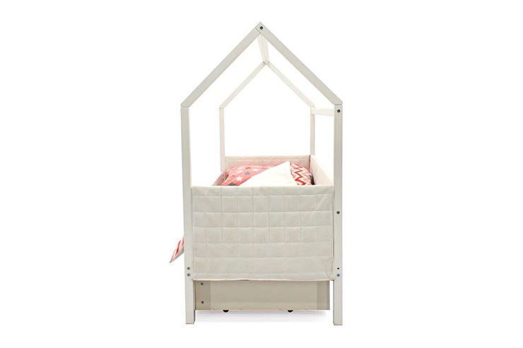 Кровать-домик в детскую «Svogen белая» мягкая в Салехарде - изображение 5