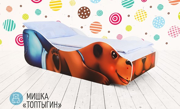 Детская кровать Мишка-Топотыгин в Ноябрьске - изображение