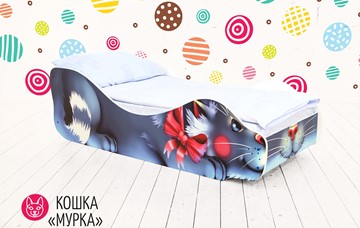 Детская кровать-зверёнок Кошка-Мурка в Губкинском