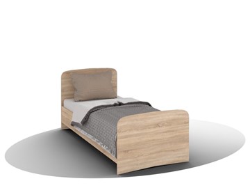 Кровать детская ВЕГА Кровать Кр-08 900 с плоским основанием (Сонома) в Надыме