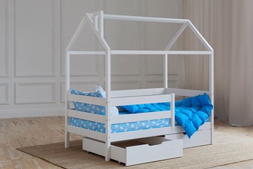 Кровать детская Домик с ящиками, цвет белый в Новом Уренгое - предосмотр 2