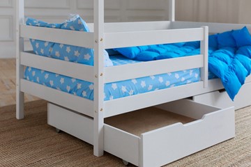 Кровать детская Домик с ящиками, цвет белый в Лабытнанги - предосмотр 3