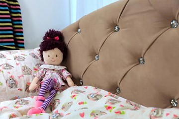 Детская кровать с ящиками Эльза с бортиком, Бежевый (латы) в Салехарде - предосмотр 2