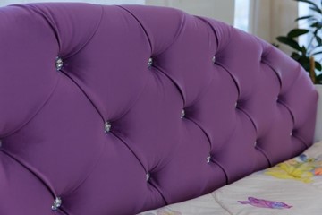 Кровать детская односпальная Эльза без бортика, Фиолетовый (латы) в Салехарде - предосмотр 2