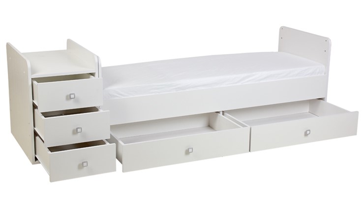 Кровать детская Фея 1100 Белый в Надыме - изображение 9