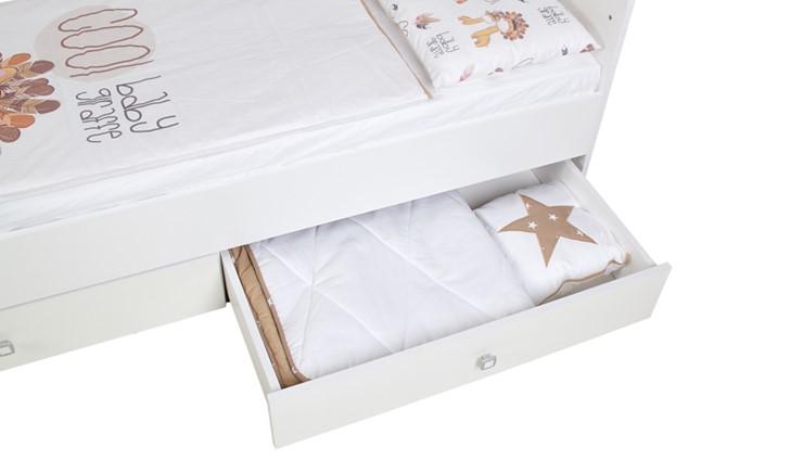 Кровать детская Фея 1100 Белый в Лабытнанги - изображение 10