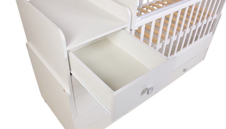 Кровать детская Фея 1100 Белый в Надыме - изображение 6