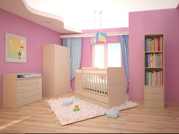 Детская кровать Фея 1100 Слоновая кость в Губкинском - изображение 3