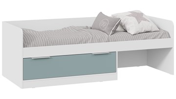 Кроватка Марли Тип 1 (Белый/Серо-голубой) в Новом Уренгое