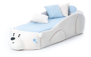 Кровать в детскую Мишка Pasha, белый в Новом Уренгое
