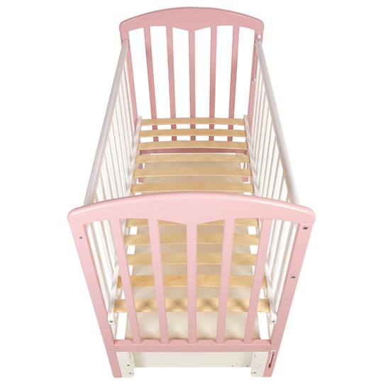 Кровать детская Polini kids Simple 328, белый-розовый в Надыме - изображение 4