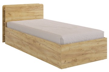 1-спальная детская кровать Юниор 90х200 (дуб крафт золотой) в Салехарде