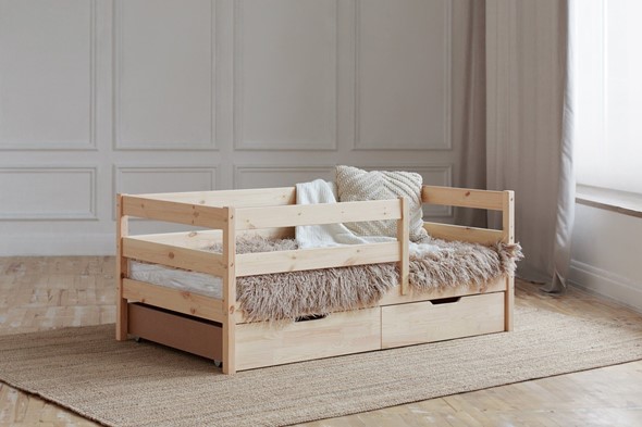 Кровать детская Софа с ящиками, без покраски в Надыме - изображение